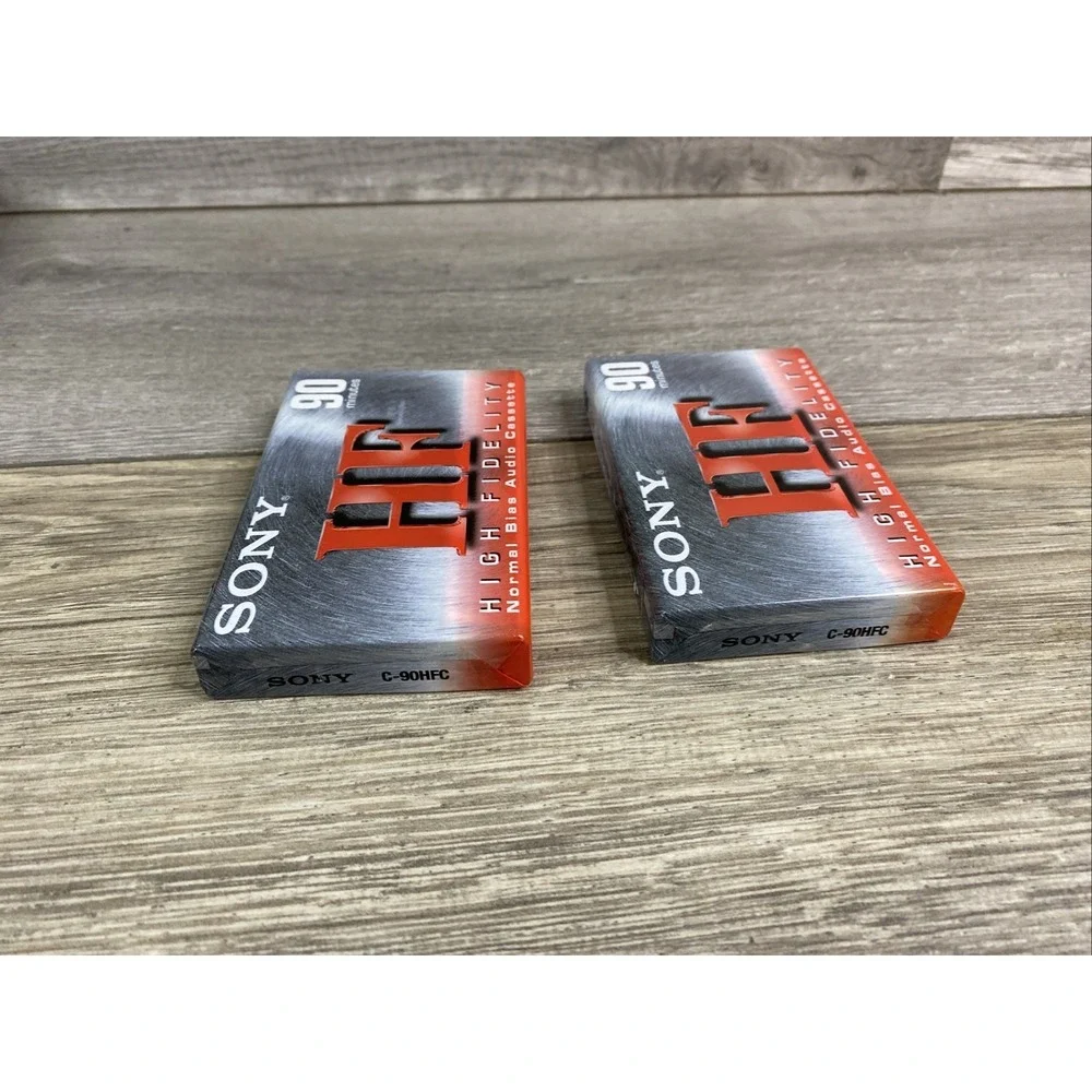 Sony HF 90 Minute‎ Blank Audio Cassette Tapes Qty High Fidelity Sealed